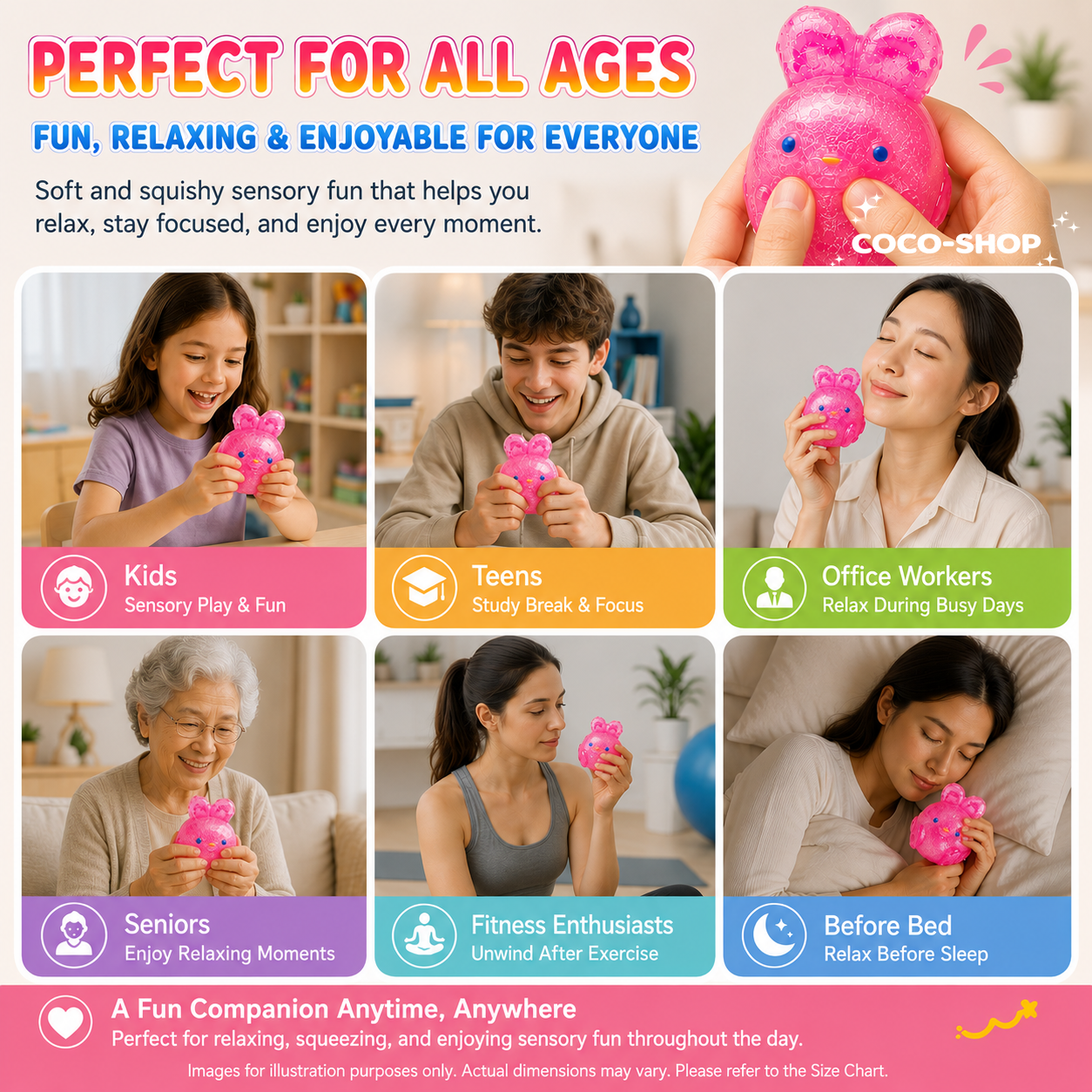 Jelly Bunny Squishy Toy ā Soft, Cute & Stress Relief Fun