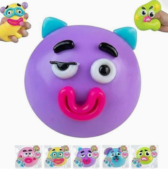 Funny Face Squishy Toy – Soft, Squeezable & Stress Relief Fun