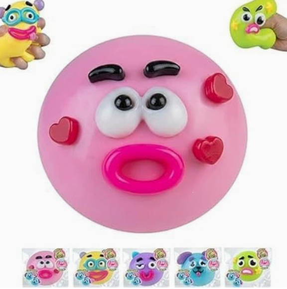 Funny Face Squishy Toy – Soft, Squeezable & Stress Relief Fun