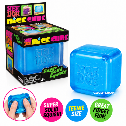 Mini Nice Cube Squishy Toy – Pocket-Sized Stress Relief Fun