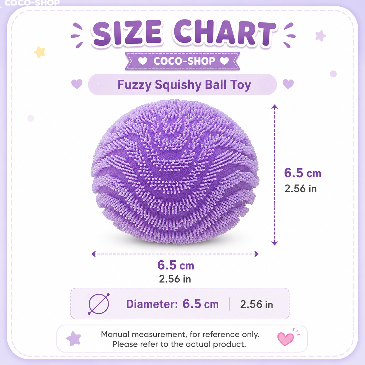 Fuzzy Sensory Stress Ball – Soft Spiky Fidget Toy for Stress Relief, Focus & Sensory Play