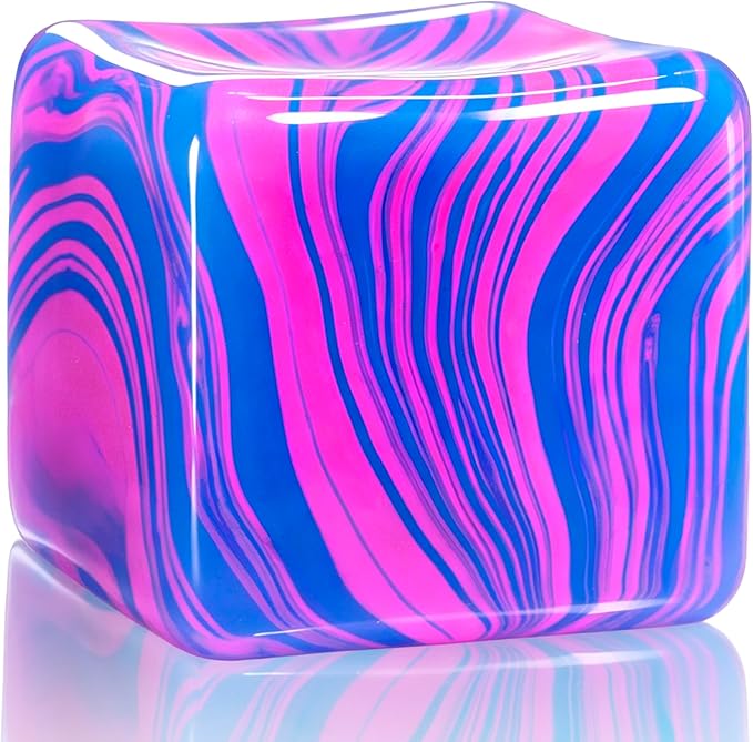 Squishy Stress Relief Cube – Soft Sensory Fidget Toy for Anxiety Relief, Focus & Relaxation