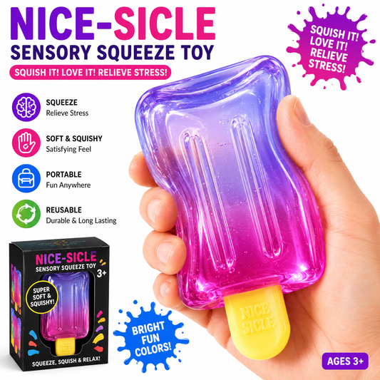 Nice-Sicle Squishy Toy – Soft, Colorful & Stress Relief Fun