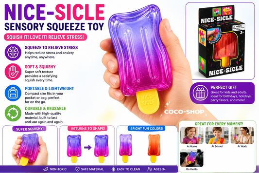 Nice-Sicle Squishy Toy – Soft, Colorful & Stress Relief Fun