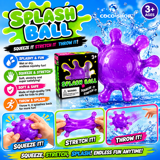 Splash Ball – Soft, Stretchy & Stress Relief Fun