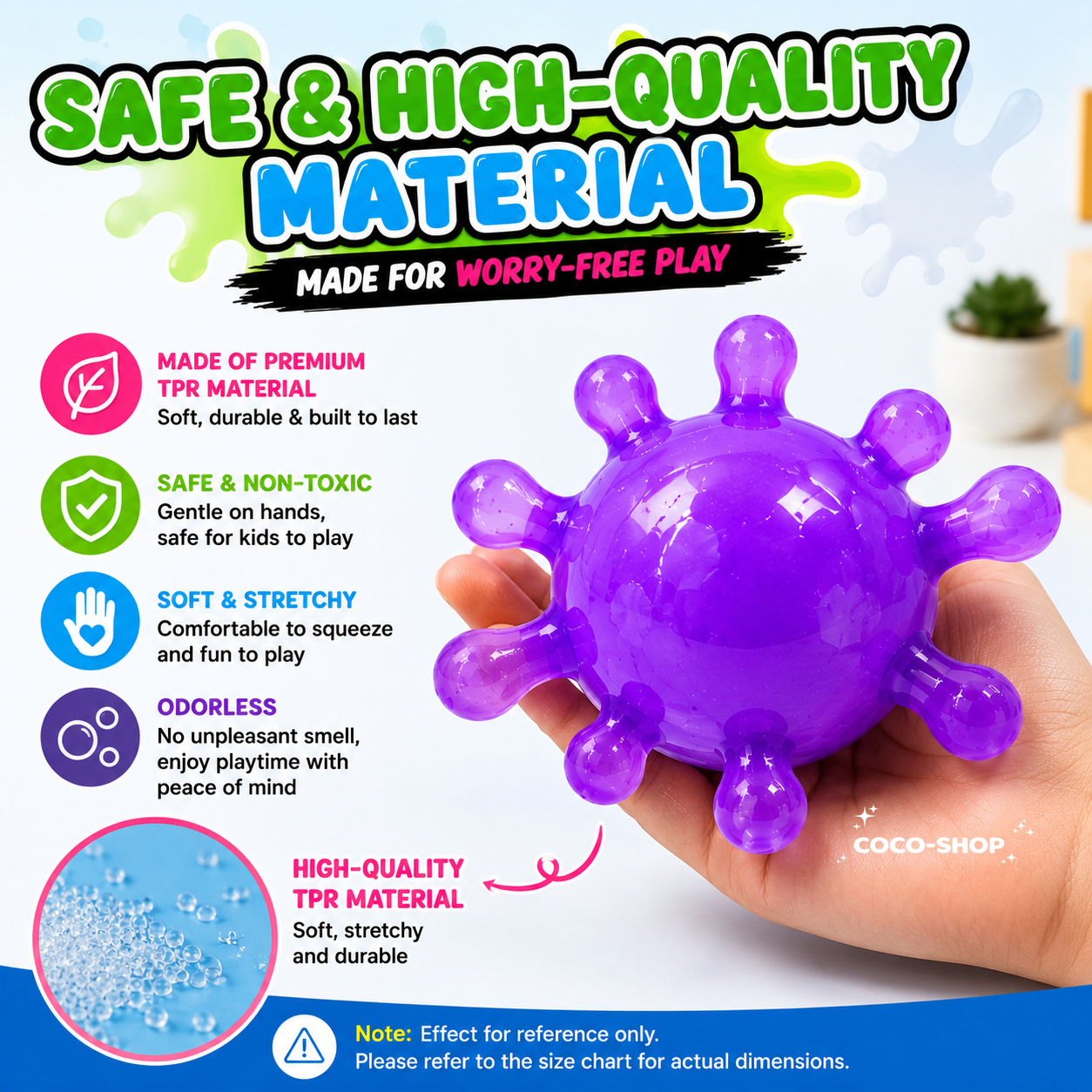 Splash Ball – Soft, Stretchy & Stress Relief Fun
