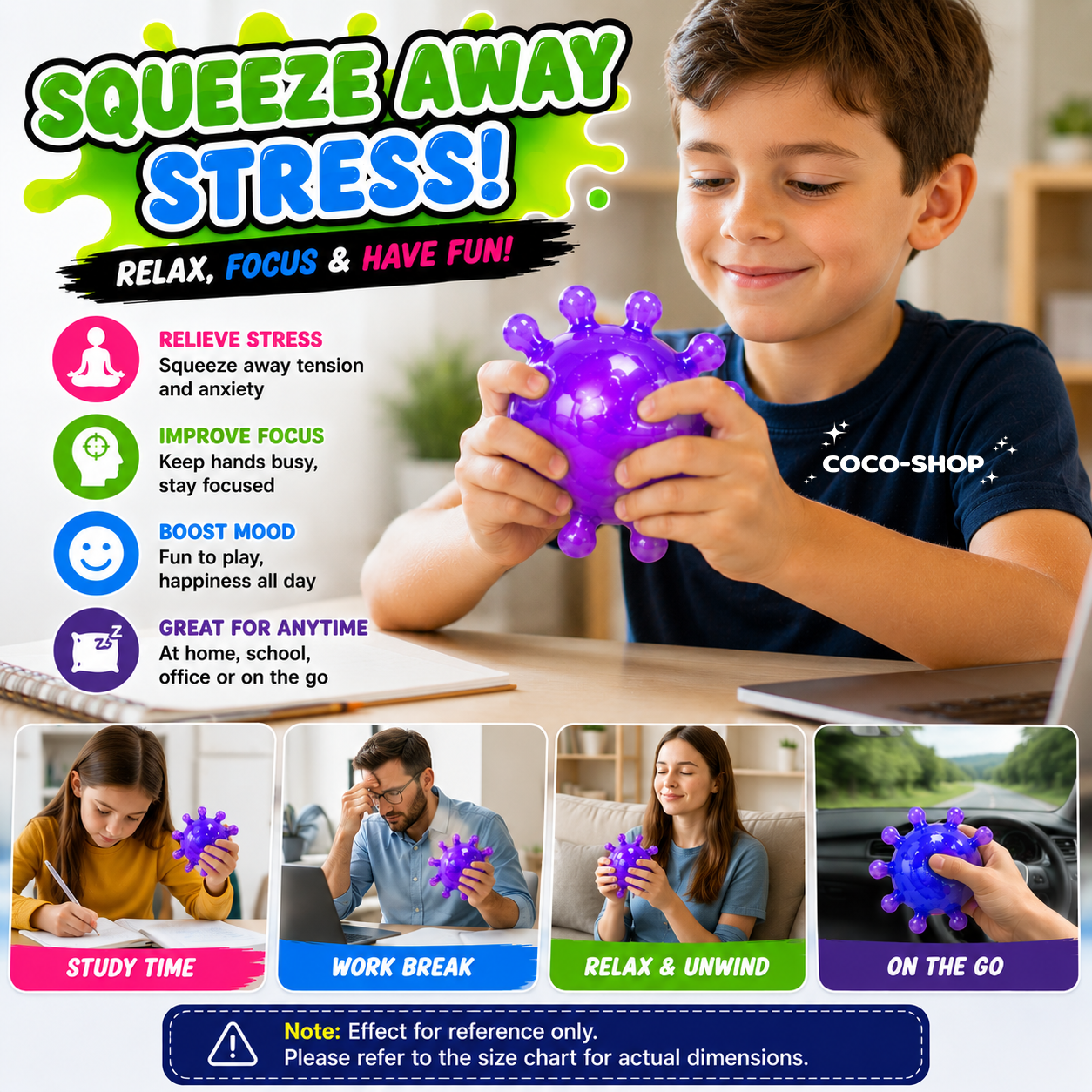 Splash Ball – Soft, Stretchy & Stress Relief Fun