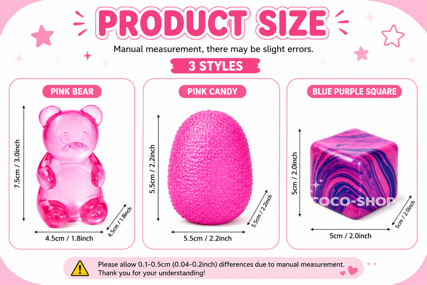 Cute Squishy Stress Relief Toy – Soft Squeeze Fidget Toy for Kids & Adults